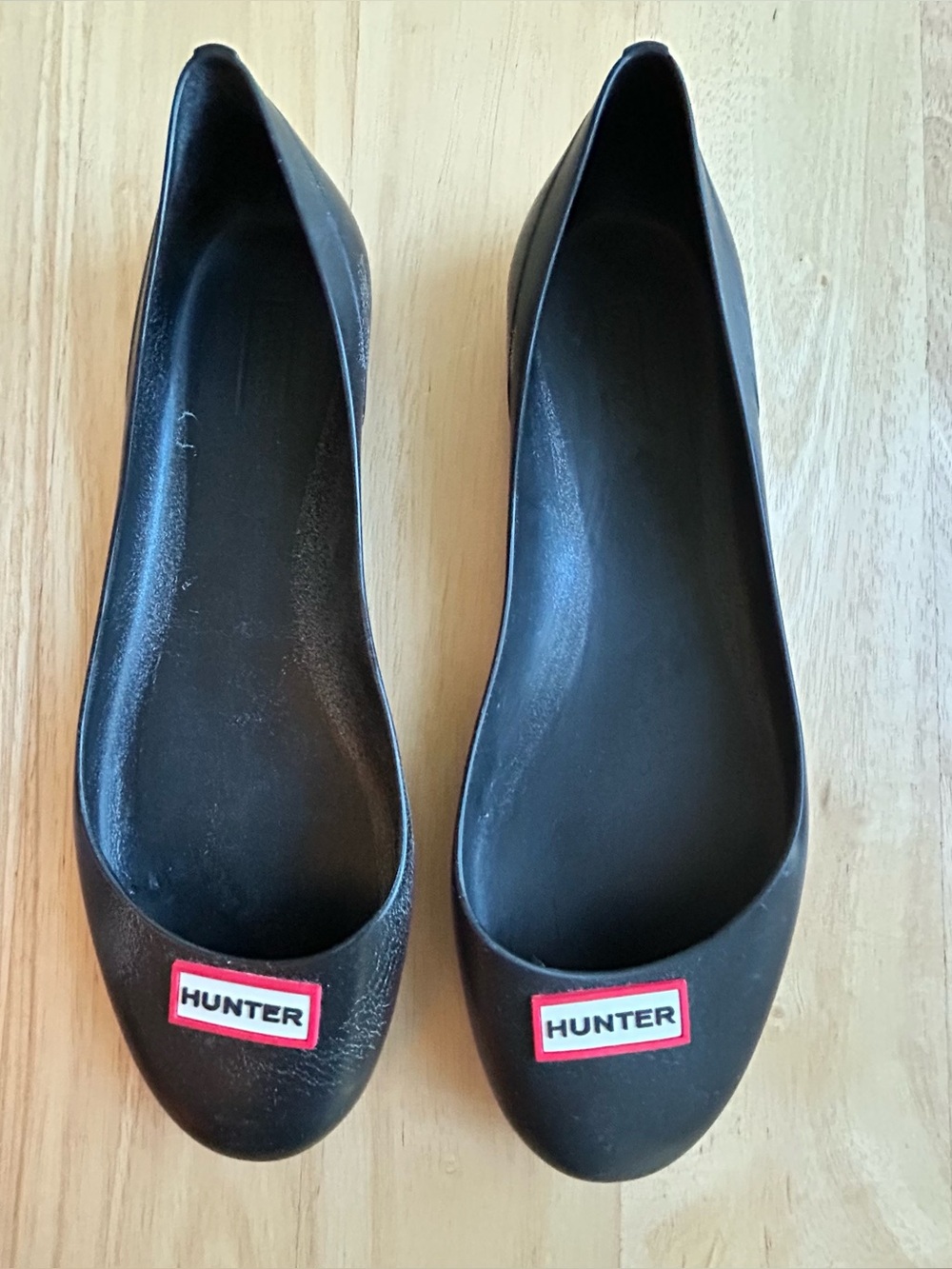 Hunter Romilly Black Women's Ballet Flats Size 39 (US 8)